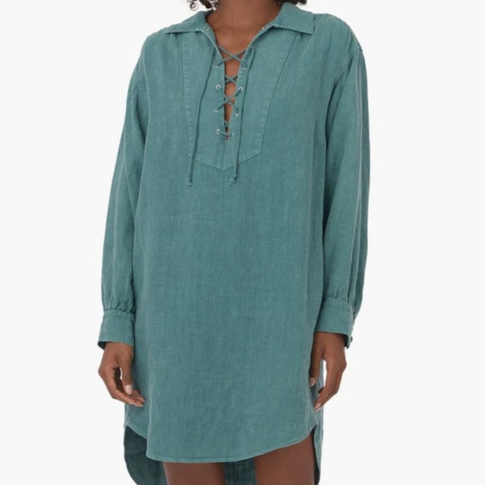 Xirena Daimen lace up tunic dress